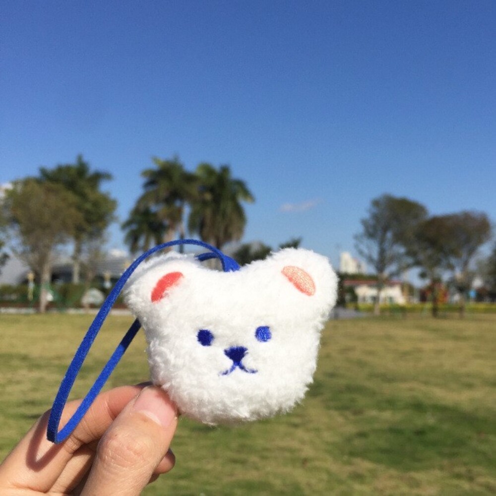 絨毛 掛式姓名條 水豚 動物 雲朵 小熊 熊熊 姓名掛飾 刺繡包包吊飾 鑰匙扣掛環 書包姓名墜飾 幼兒園名字吊飾 姓名掛-規格圖6
