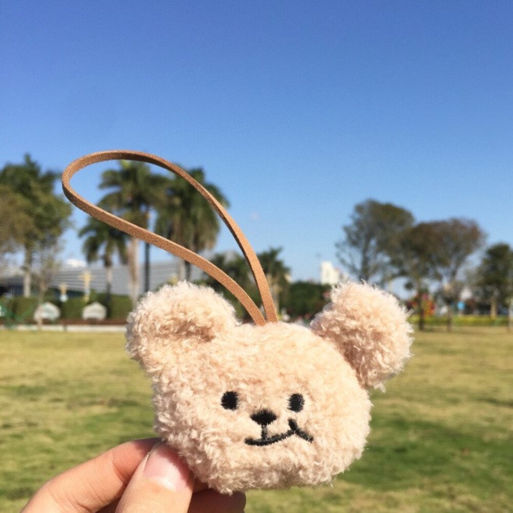 絨毛 掛式姓名條 水豚 動物 雲朵 小熊 熊熊 姓名掛飾 刺繡包包吊飾 鑰匙扣掛環 書包姓名墜飾 幼兒園名字吊飾 姓名掛-規格圖6