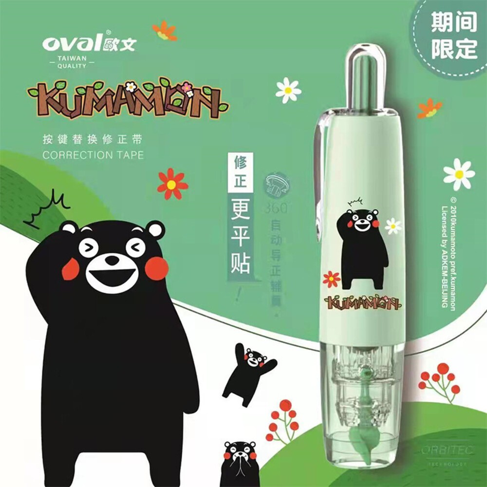 買三送一 橡皮擦+立可帶 歐文 OVAL替換修正帶 立可帶 多功能 按鍵式修正帶 馬卡龍系列 替換帶 超服貼 內帶-規格圖8