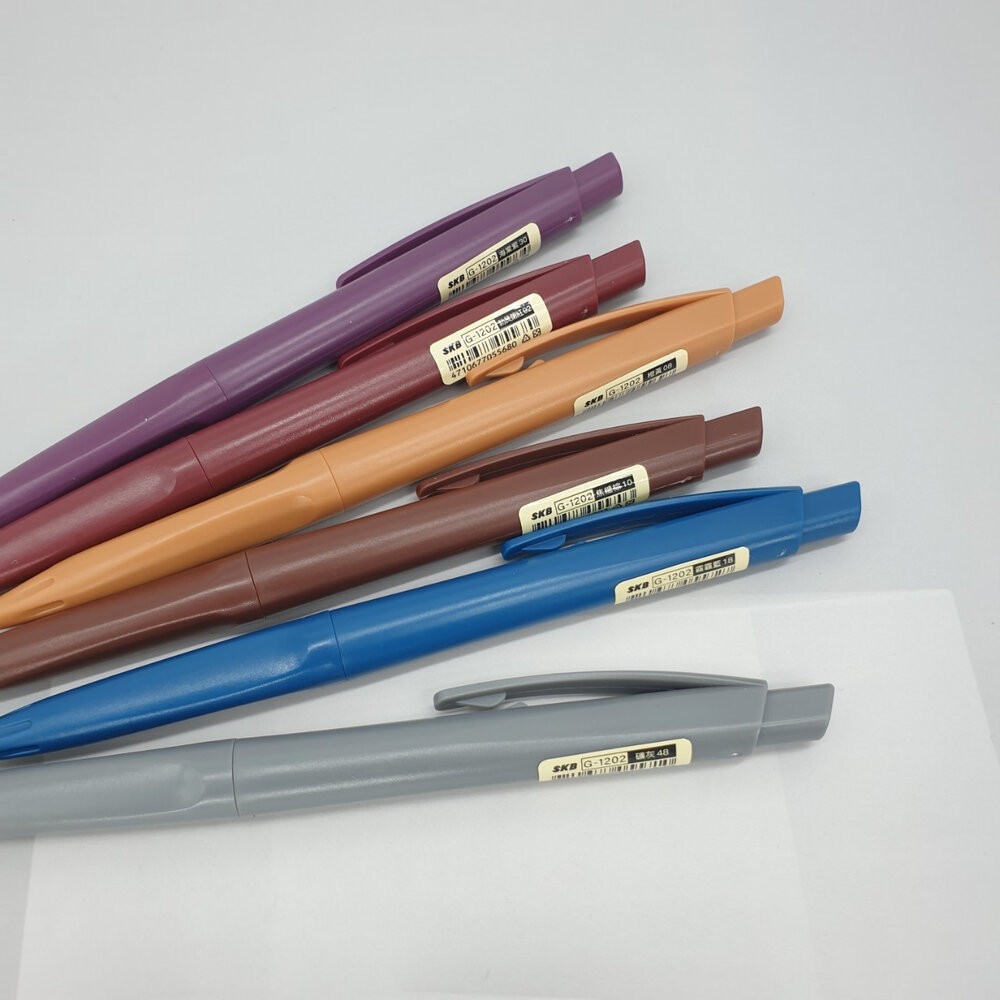 SKB 復古色 按壓鋼珠筆 自動 鋼珠筆 0.5mm G-1202 IB-1006 中油筆 自動原子筆 按壓原子筆-細節圖4