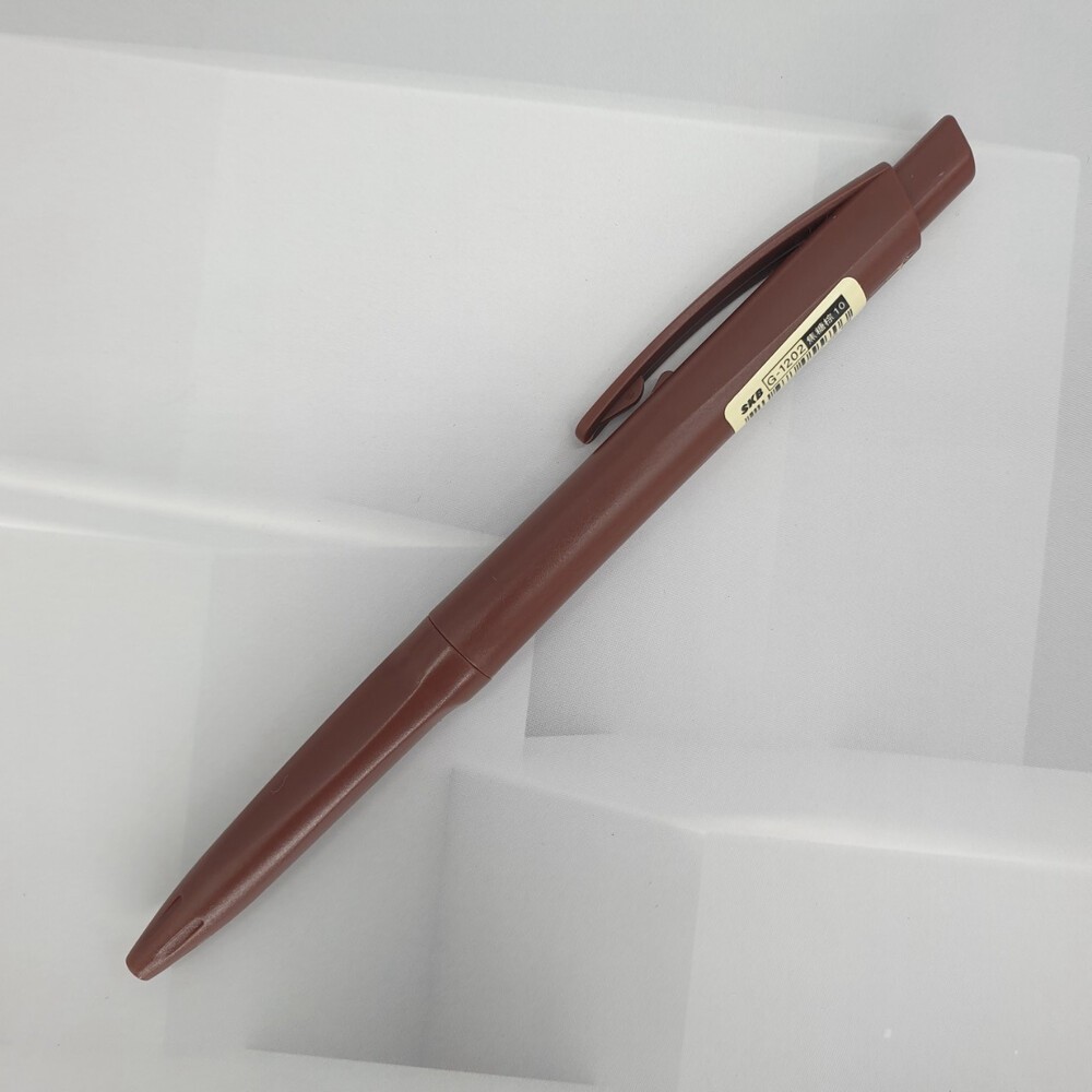 SKB 復古色 按壓鋼珠筆 自動 鋼珠筆 0.5mm G-1202 IB-1006 中油筆 自動原子筆 按壓原子筆-規格圖5