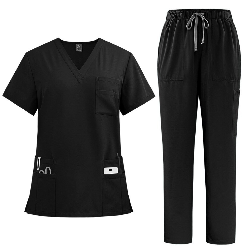 口袋多 現貨 工作服 護士服 刷手服 手術衣 護理師 手術服 護士服褲裝 刷手服女 護士裝 洗手衣 美容院 醫生 醫院-規格圖4