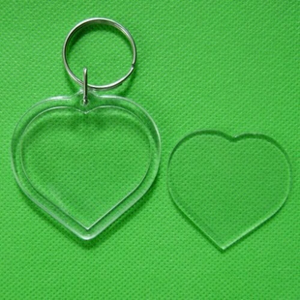 空白透明相框 壓克力相片鑰匙圈 鑰匙環 照片姓名 客製化鑰匙圈 相框吊飾 載具 鑰匙圈 手作diy商品材料-規格圖5