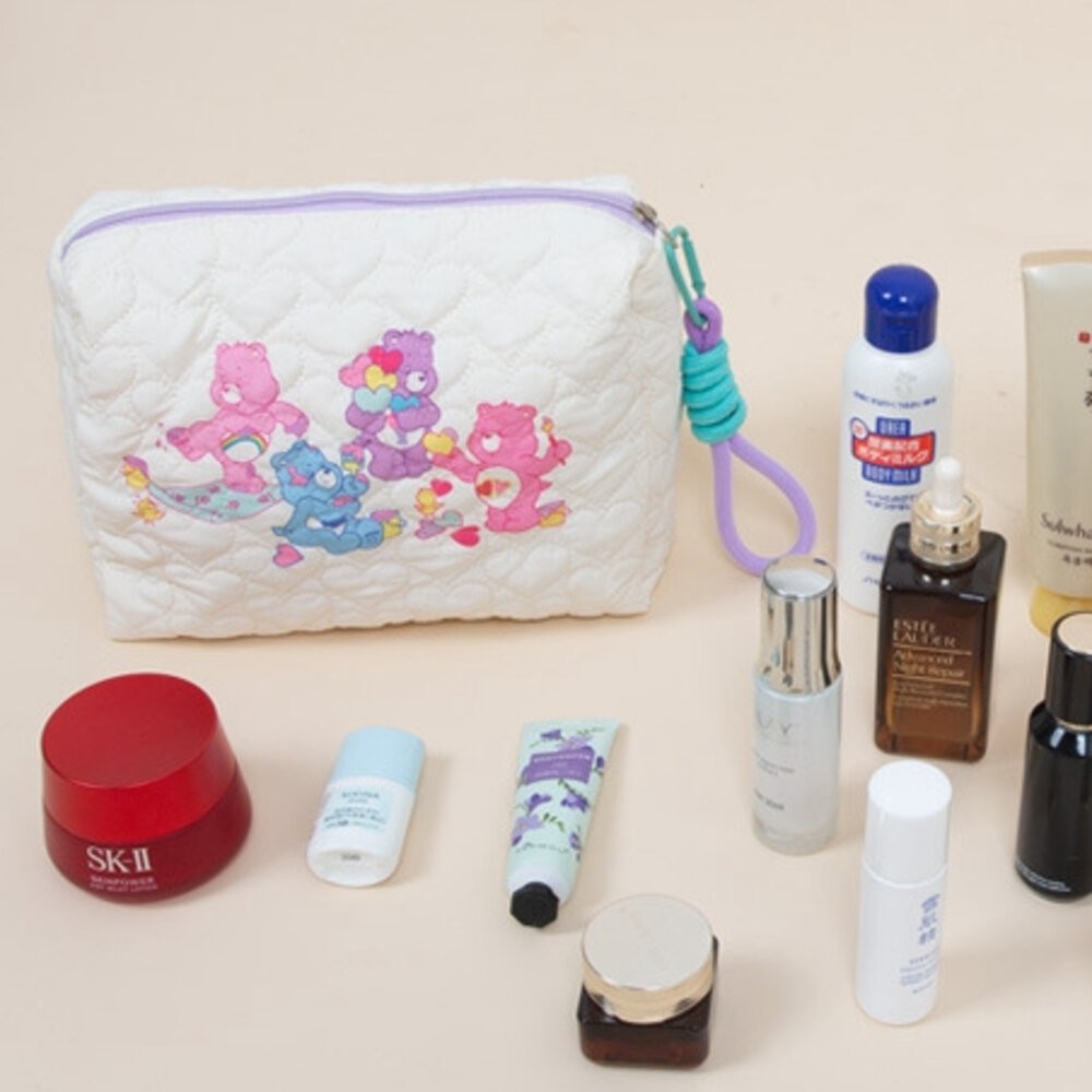 愛心熊 carebears 彩虹熊 化妝包 收納包 手拿包 婚禮小物 包 包包 帆布包 手機袋 拉鍊包 零錢包 手機包-細節圖5