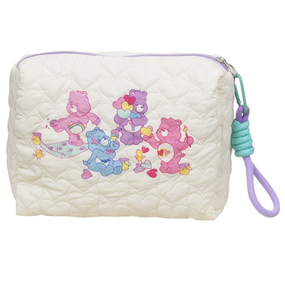 愛心熊 carebears 彩虹熊 化妝包 收納包 手拿包 婚禮小物 包 包包 帆布包 手機袋 拉鍊包 零錢包 手機包-細節圖8