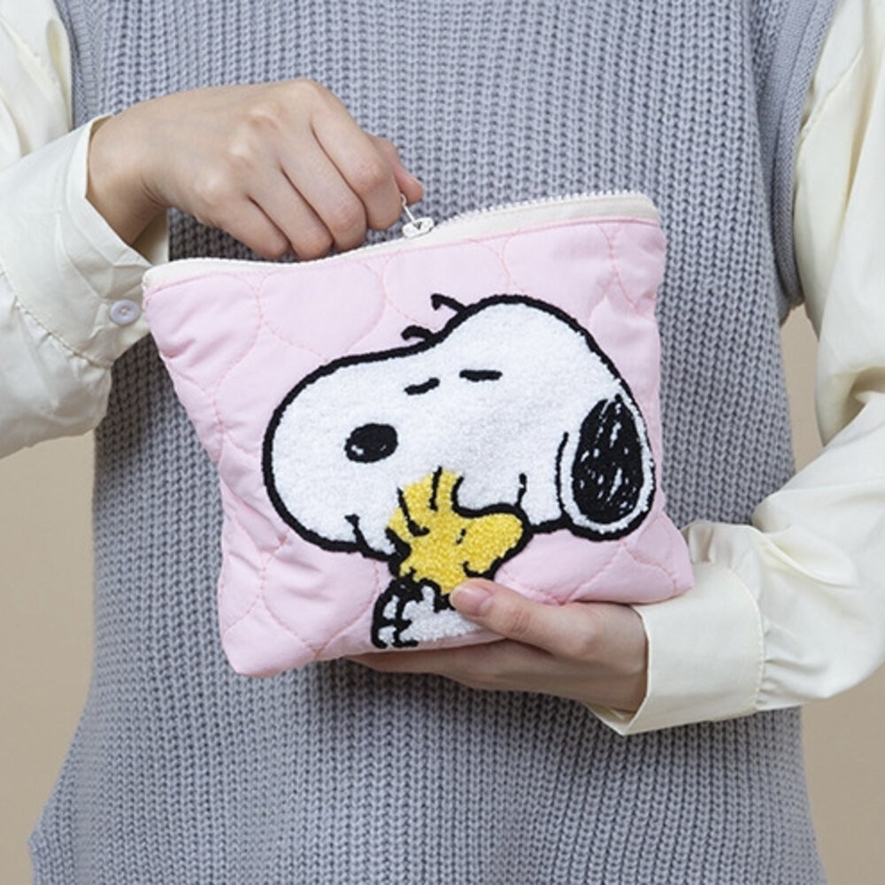 史努比 snoopy 束口袋 筆袋 文具袋 化妝包 鉛筆袋 鉛筆盒 生理袋 筆袋 造型筆袋 文具 置物袋 收納包 收納袋-規格圖9