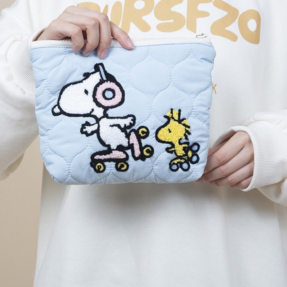 史努比 snoopy 束口袋 筆袋 文具袋 化妝包 鉛筆袋 鉛筆盒 生理袋 筆袋 造型筆袋 文具 置物袋 收納包 收納袋-規格圖9