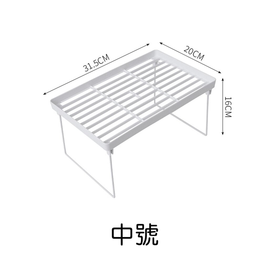 桌面收納架 收納架 桌上架 桌上置物架 桌上層架 文具架 收納架 層層疊加 折疊置物架 折疊層架 置物 桌面 收納架 桌-規格圖9