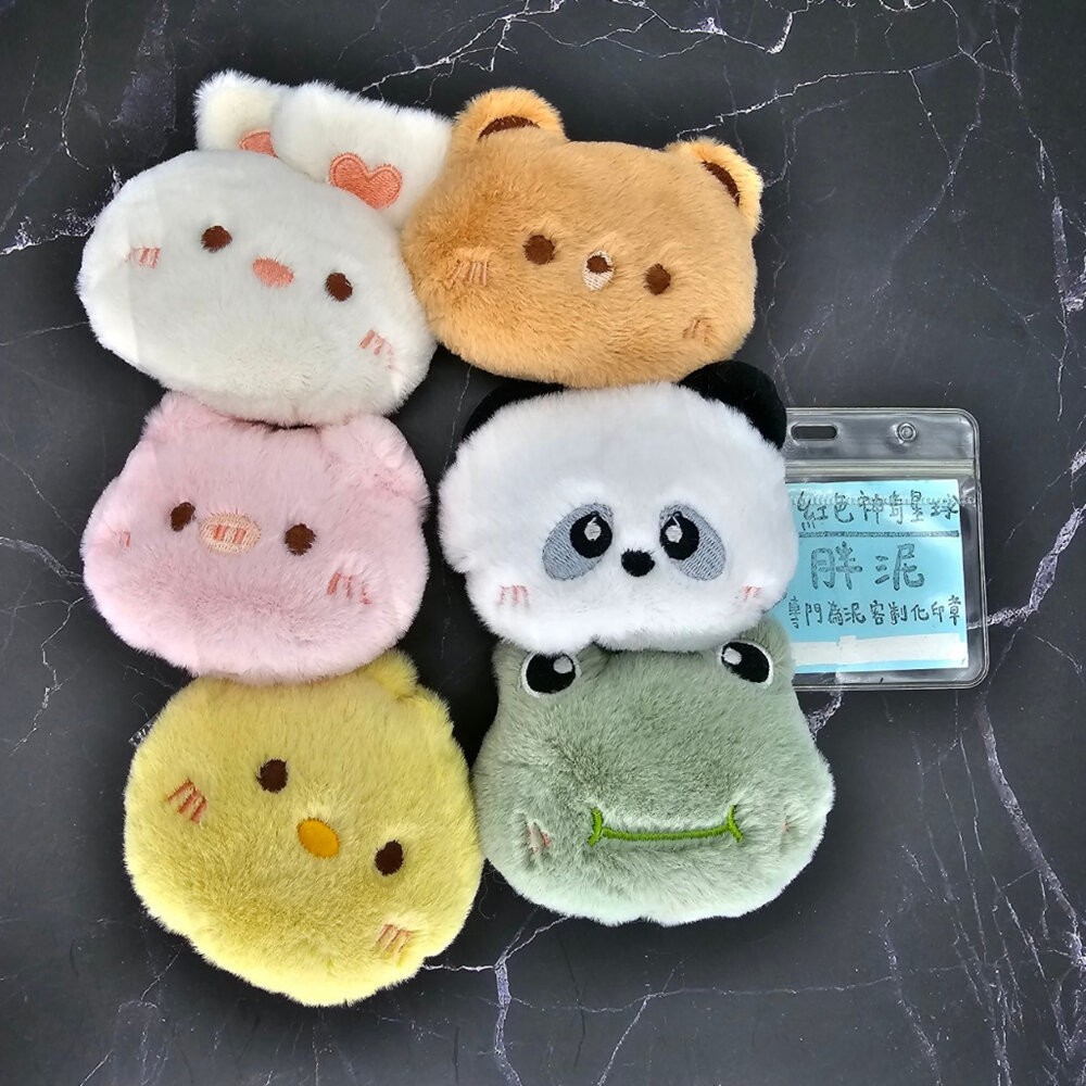 買一送一 兔子 熊熊 熊貓 小怪獸 怪獸 護理師識別證 易拉扣/伸縮扣/內縫/護士/醫療人員/醫師/證件夾/證件扣-細節圖3