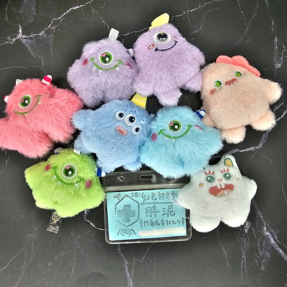 買一送一 兔子 熊熊 熊貓 小怪獸 怪獸 護理師識別證 易拉扣/伸縮扣/內縫/護士/醫療人員/醫師/證件夾/證件扣-細節圖4