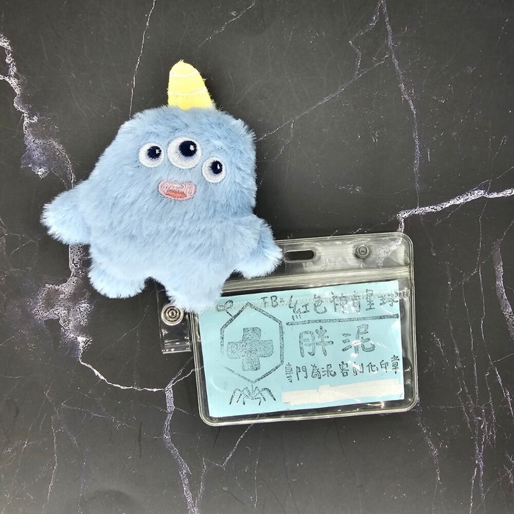 買一送一 兔子 熊熊 熊貓 小怪獸 怪獸 護理師識別證 易拉扣/伸縮扣/內縫/護士/醫療人員/醫師/證件夾/證件扣-規格圖6