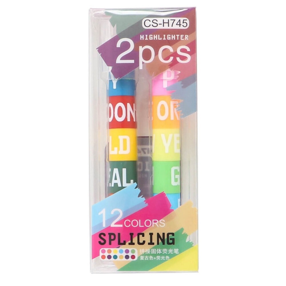 彩虹筆 蠟筆 胖胖彩虹筆 積木彩虹筆 螢光筆 重點筆 兒童禮物 著色筆 幼兒園禮物 可拆彩色筆 兒童生日送禮小物-細節圖8