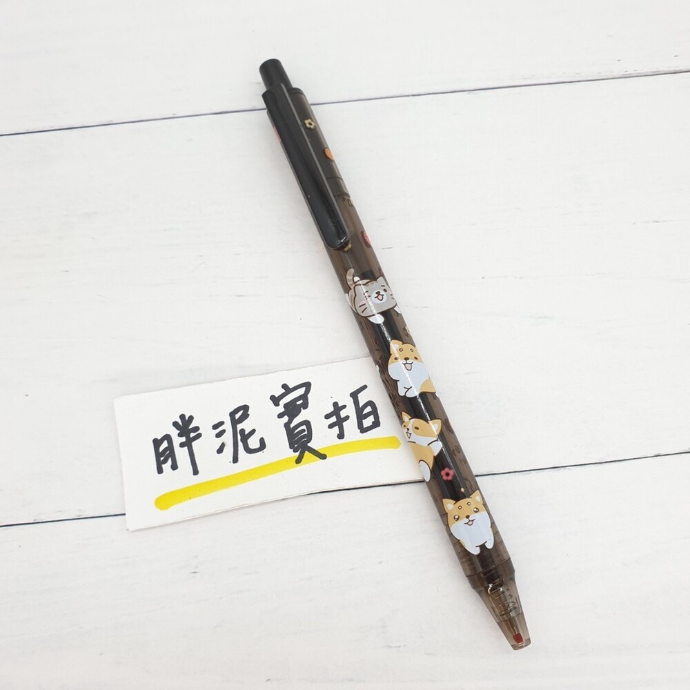 PENROTE 柴語錄 筆 原子筆 中性筆 手帳筆 文具 柴犬 筆樂 黑筆 藍筆 色筆 辦公用品 按壓原子筆-規格圖6