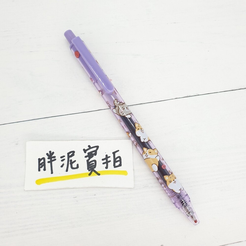 PENROTE 柴語錄 筆 原子筆 中性筆 手帳筆 文具 柴犬 筆樂 黑筆 藍筆 色筆 辦公用品 按壓原子筆-規格圖6