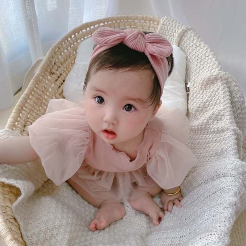 台灣寶寶髮帶 兒童髮帶 嬰兒髮帶 髮飾 韓國爆款ins風 新生兒髮帶嬰兒寶寶兒童扭結蝴蝶結髮帶 頭帶 髮箍 髮飾 髮圈-細節圖6