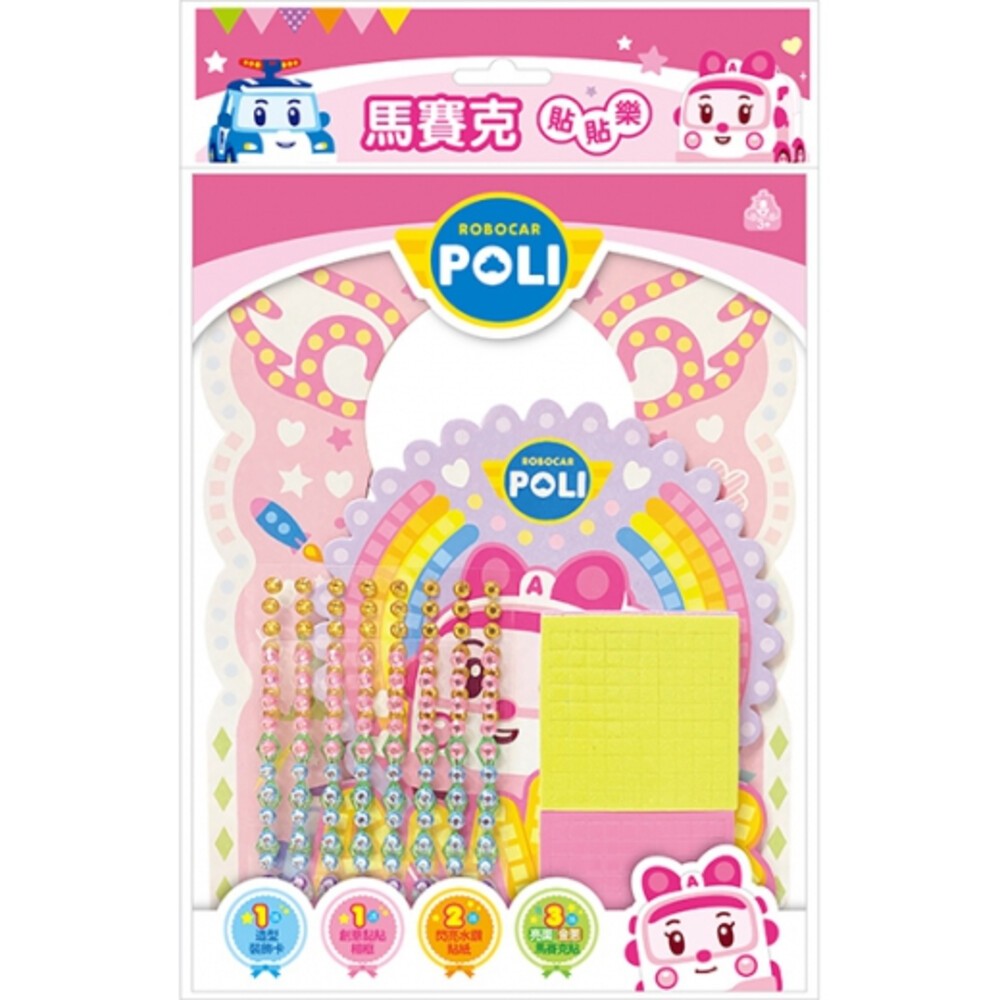 波力 京甫 馬賽克貼貼樂  馬賽克貼 貼貼樂 貼相框 根華 貼貼樂 馬賽克 汪汪隊 迪士尼 京甫-規格圖9