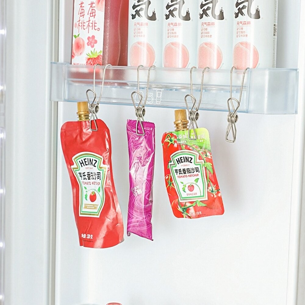 不銹鋼吊掛夾 1入裝 不鏽鋼掛勾夾子 萬能掛鉤夾子 J夾 不鏽鋼掛勾 曬衣夾 掛勾 不銹鋼夾子 衣夾 照片夾 防風掛鉤夾-細節圖4