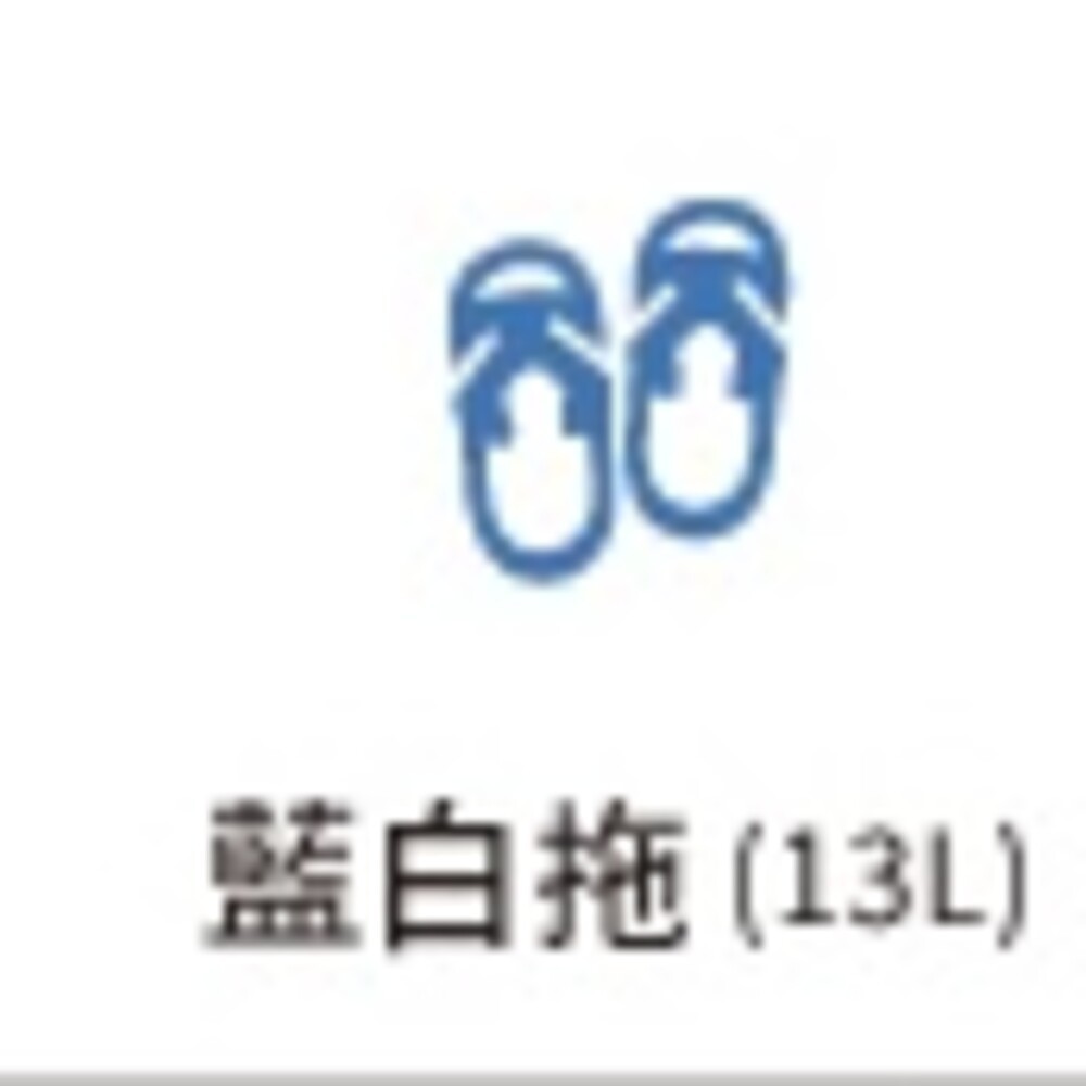 藍白拖-13L