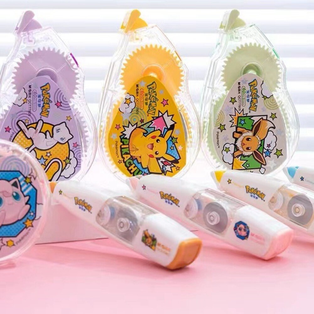 大容量 寶可夢 皮卡丘 立可帶 修正帶 修改帶 修正內帶立可 更正帶 修正帶 內帶 訂正帶 替換帶 神奇寶貝-細節圖2