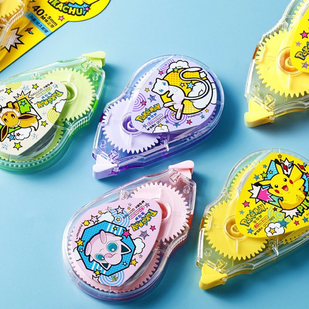大容量 寶可夢 皮卡丘 立可帶 修正帶 修改帶 修正內帶立可 更正帶 修正帶 內帶 訂正帶 替換帶 神奇寶貝-細節圖5