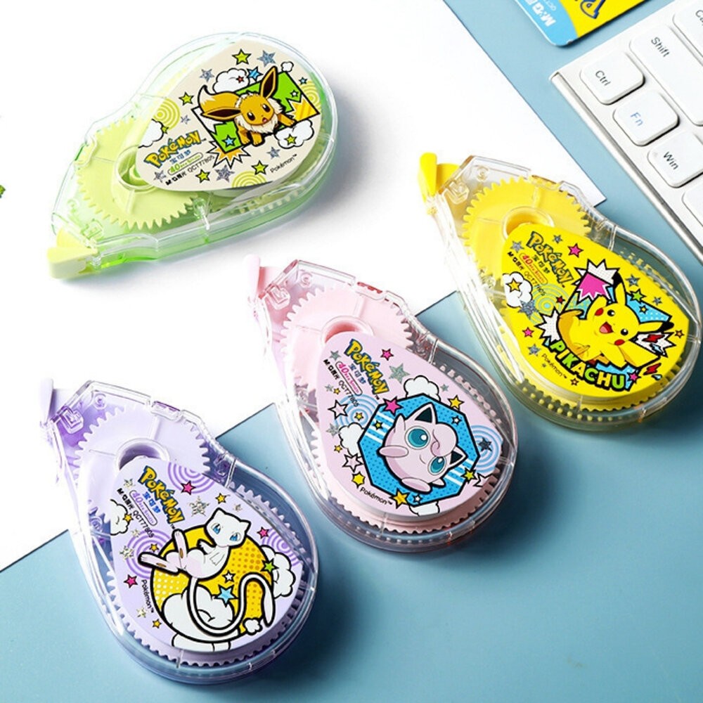 大容量 寶可夢 皮卡丘 立可帶 修正帶 修改帶 修正內帶立可 更正帶 修正帶 內帶 訂正帶 替換帶 神奇寶貝-細節圖7