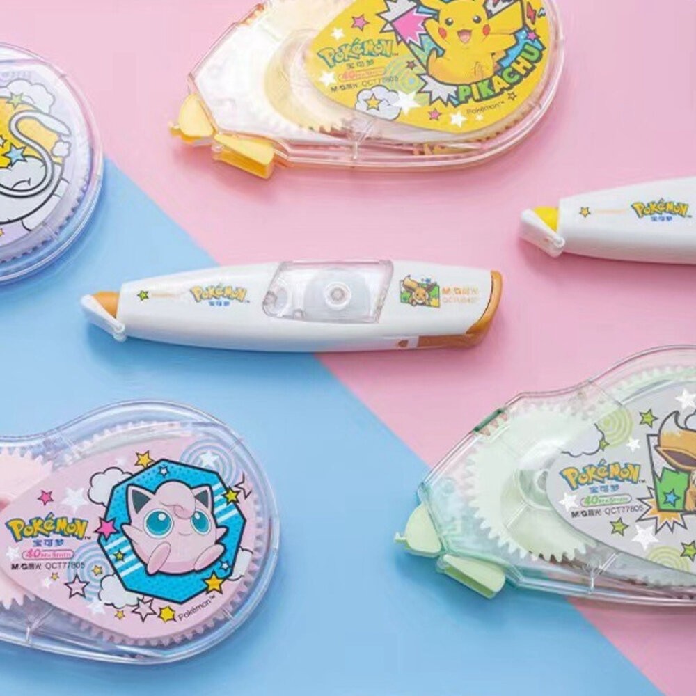 大容量 寶可夢 皮卡丘 立可帶 修正帶 修改帶 修正內帶立可 更正帶 修正帶 內帶 訂正帶 替換帶 神奇寶貝-細節圖9