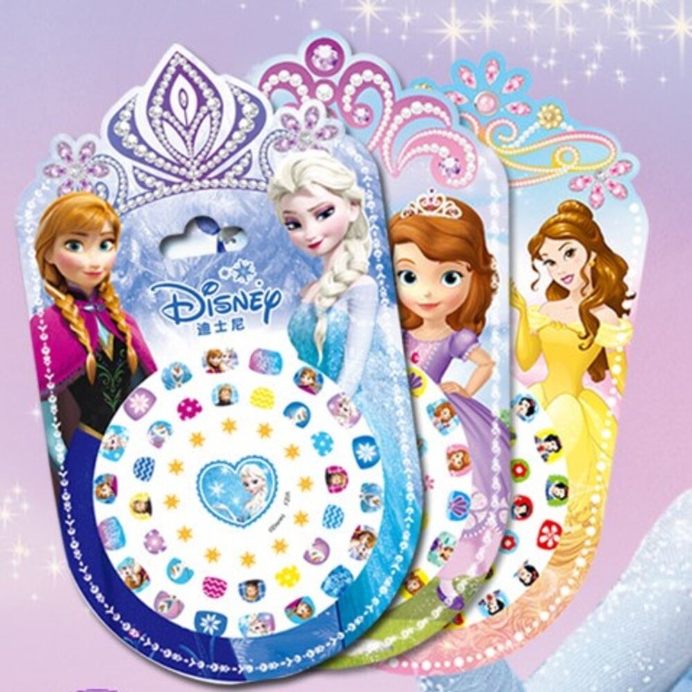 正版 迪士尼指甲貼 兒童指甲貼 3D指甲貼 卡通指甲貼 單張區 指甲貼 貼紙 美甲貼片 美甲 公主 冰雪奇緣 米奇-細節圖5