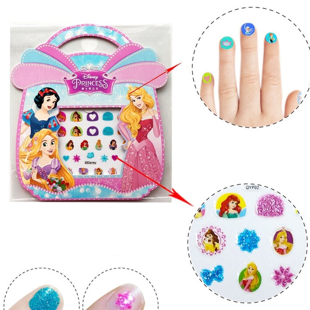 正版 迪士尼指甲貼 兒童指甲貼 3D指甲貼 卡通指甲貼 單張區 指甲貼 貼紙 美甲貼片 美甲 公主 冰雪奇緣 米奇-細節圖7