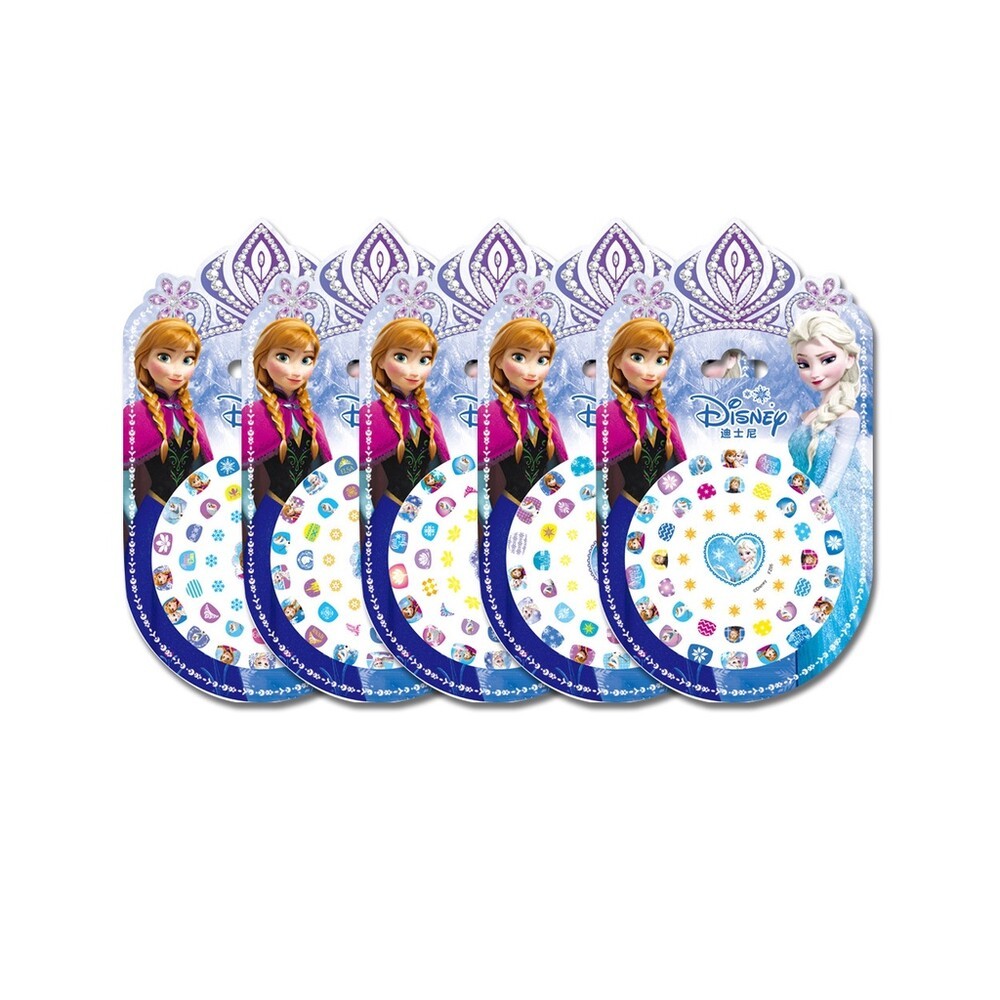 正版 迪士尼指甲貼 兒童指甲貼 3D指甲貼 卡通指甲貼 單張區 指甲貼 貼紙 美甲貼片 美甲 公主 冰雪奇緣 米奇-規格圖9