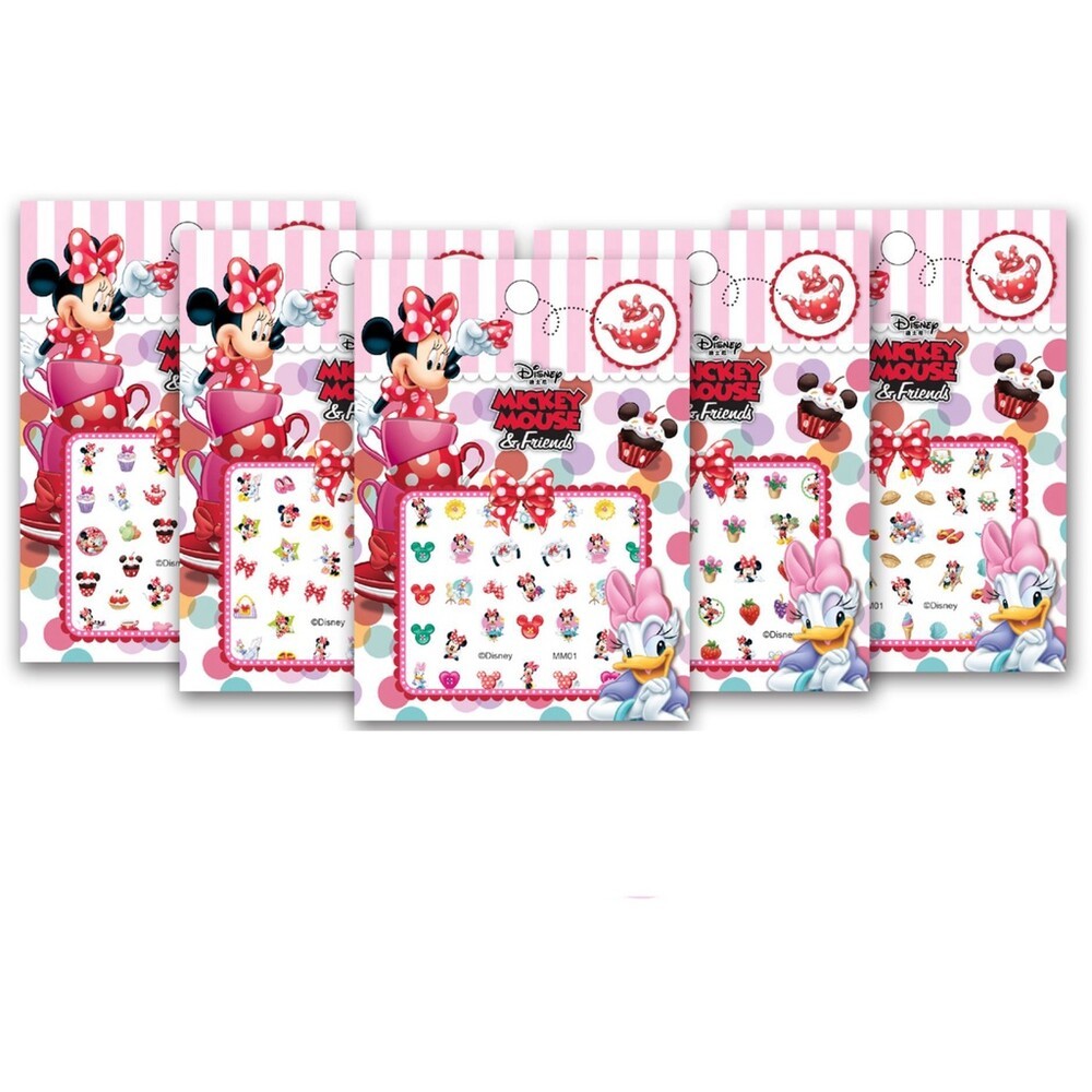 正版 迪士尼指甲貼 兒童指甲貼 3D指甲貼 卡通指甲貼 單張區 指甲貼 貼紙 美甲貼片 美甲 公主 冰雪奇緣 米奇-規格圖9