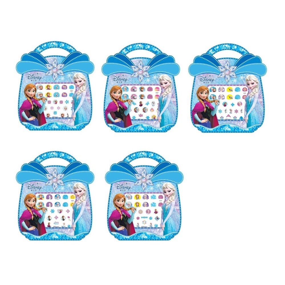 正版 迪士尼指甲貼 兒童指甲貼 3D指甲貼 卡通指甲貼 單張區 指甲貼 貼紙 美甲貼片 美甲 公主 冰雪奇緣 米奇-規格圖9