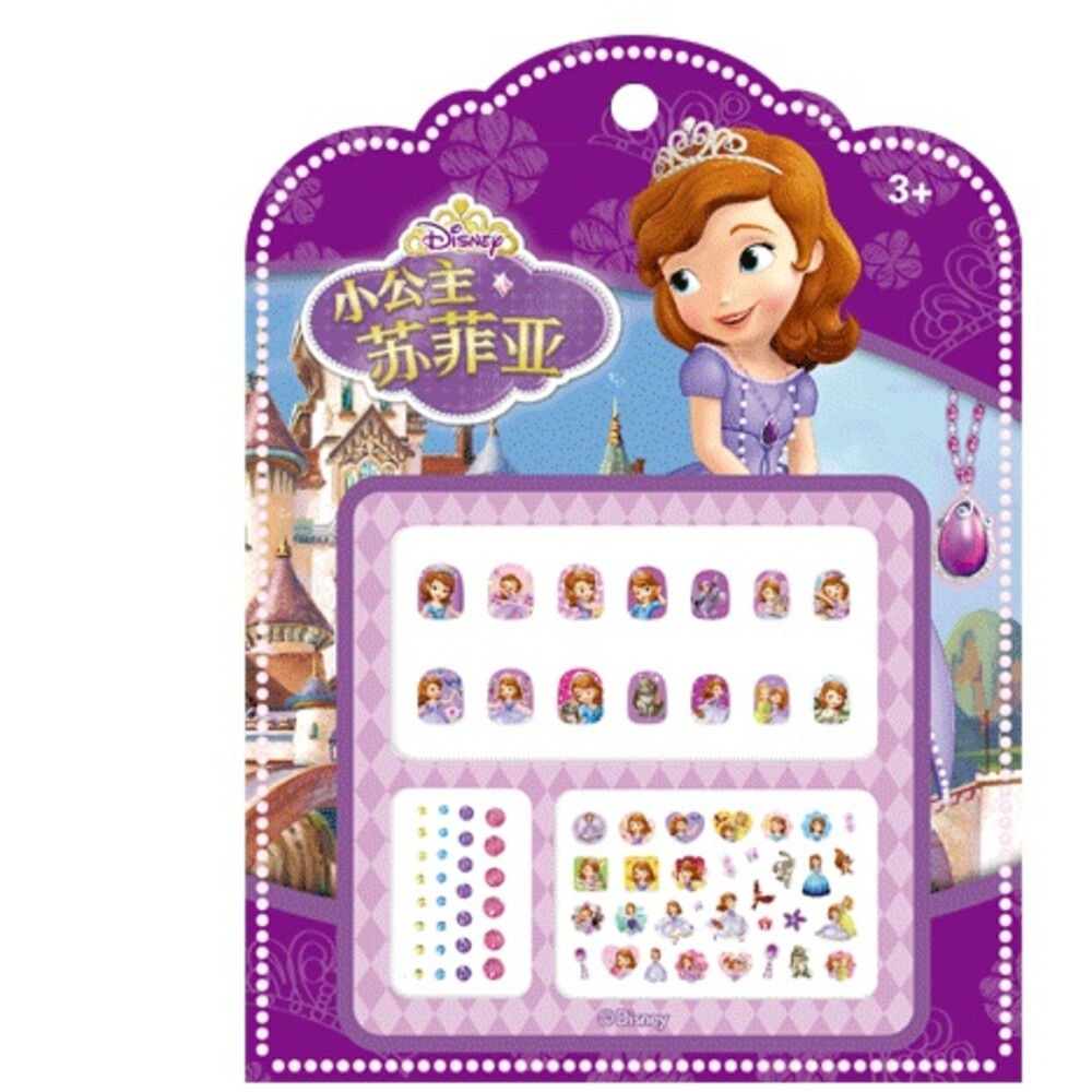 正版 迪士尼指甲貼 兒童指甲貼 3D指甲貼 卡通指甲貼 單張區 指甲貼 貼紙 美甲貼片 美甲 公主 冰雪奇緣 米奇-規格圖9