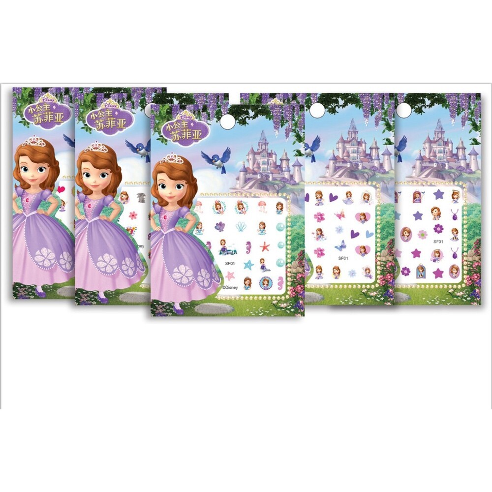 正版 迪士尼指甲貼 兒童指甲貼 3D指甲貼 卡通指甲貼 單張區 指甲貼 貼紙 美甲貼片 美甲 公主 冰雪奇緣 米奇-規格圖9