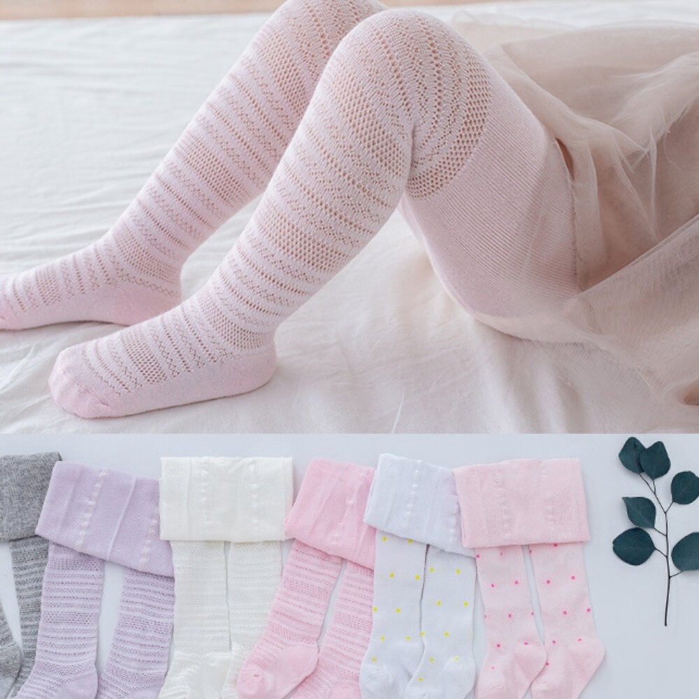 蕾絲 薄棉 鏤空網眼 嬰幼兒小童 寶寶打底褲 連褲襪 褲襪 芭蕾 跳舞褲襪 公主褲襪 畢業褲襪 貼身褲 內搭褲-細節圖2