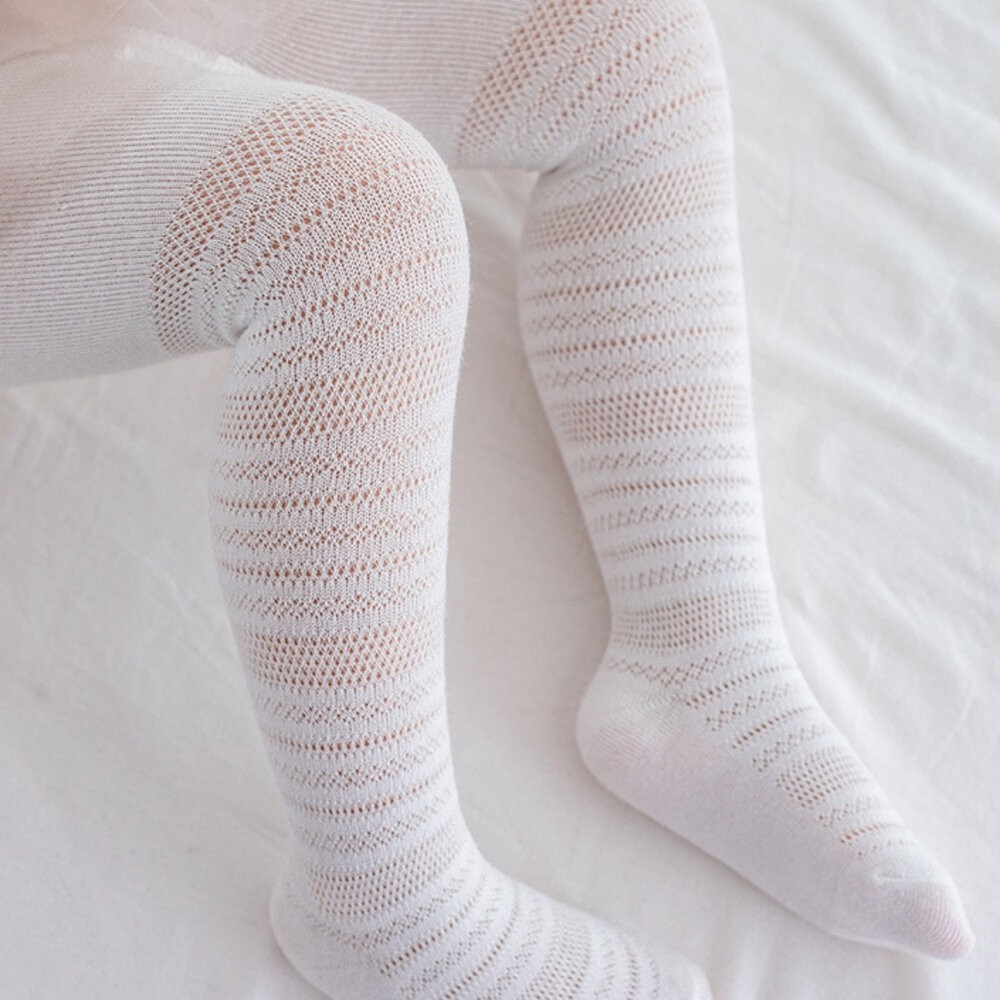 蕾絲 薄棉 鏤空網眼 嬰幼兒小童 寶寶打底褲 連褲襪 褲襪 芭蕾 跳舞褲襪 公主褲襪 畢業褲襪 貼身褲 內搭褲-細節圖6