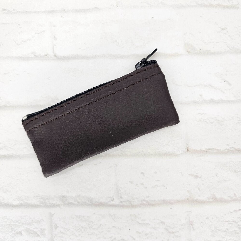 軟皮 PU皮質 印章皮套 公司章 大小章 印章 拉鍊袋  6分章.4分 5分 6分私章 玉石袋 小零錢包 印章收納 印章-規格圖5