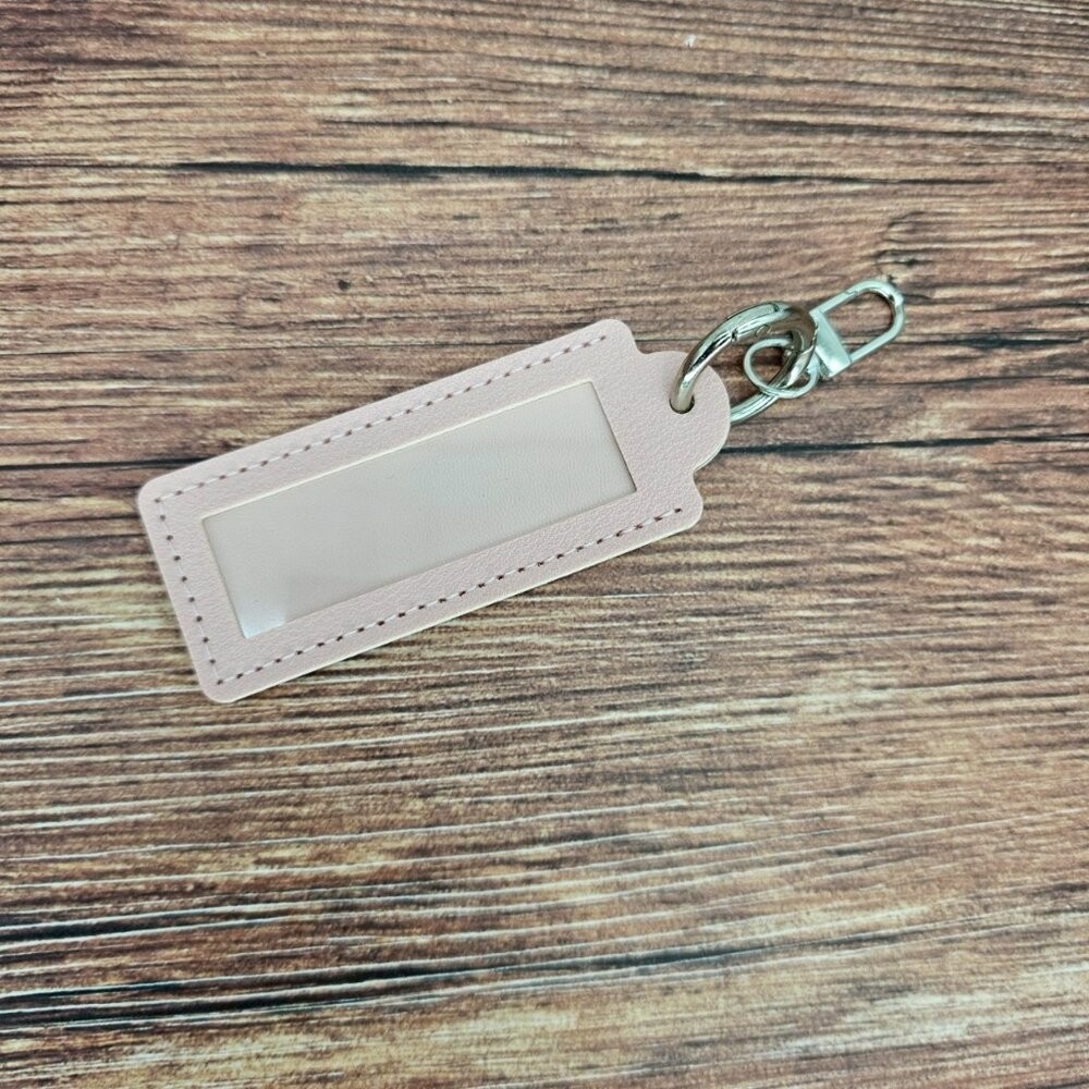 可印字 掛扣式姓名條 皮質掛繩 空白姓名條 兒童姓名吊牌掛扣 名牌扣 姓名扣 書包扣 可手寫 空白姓名條 名字貼 名字牌-規格圖5
