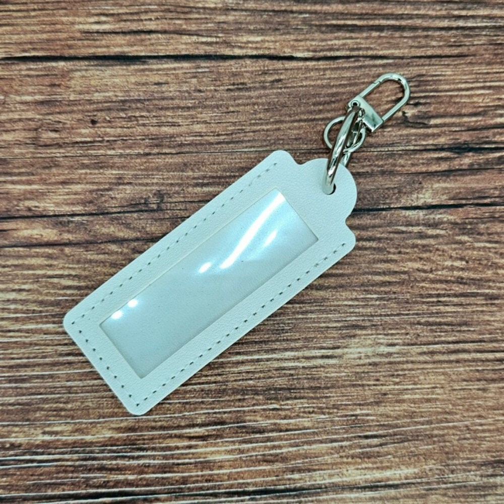 可印字 掛扣式姓名條 皮質掛繩 空白姓名條 兒童姓名吊牌掛扣 名牌扣 姓名扣 書包扣 可手寫 空白姓名條 名字貼 名字牌-規格圖5