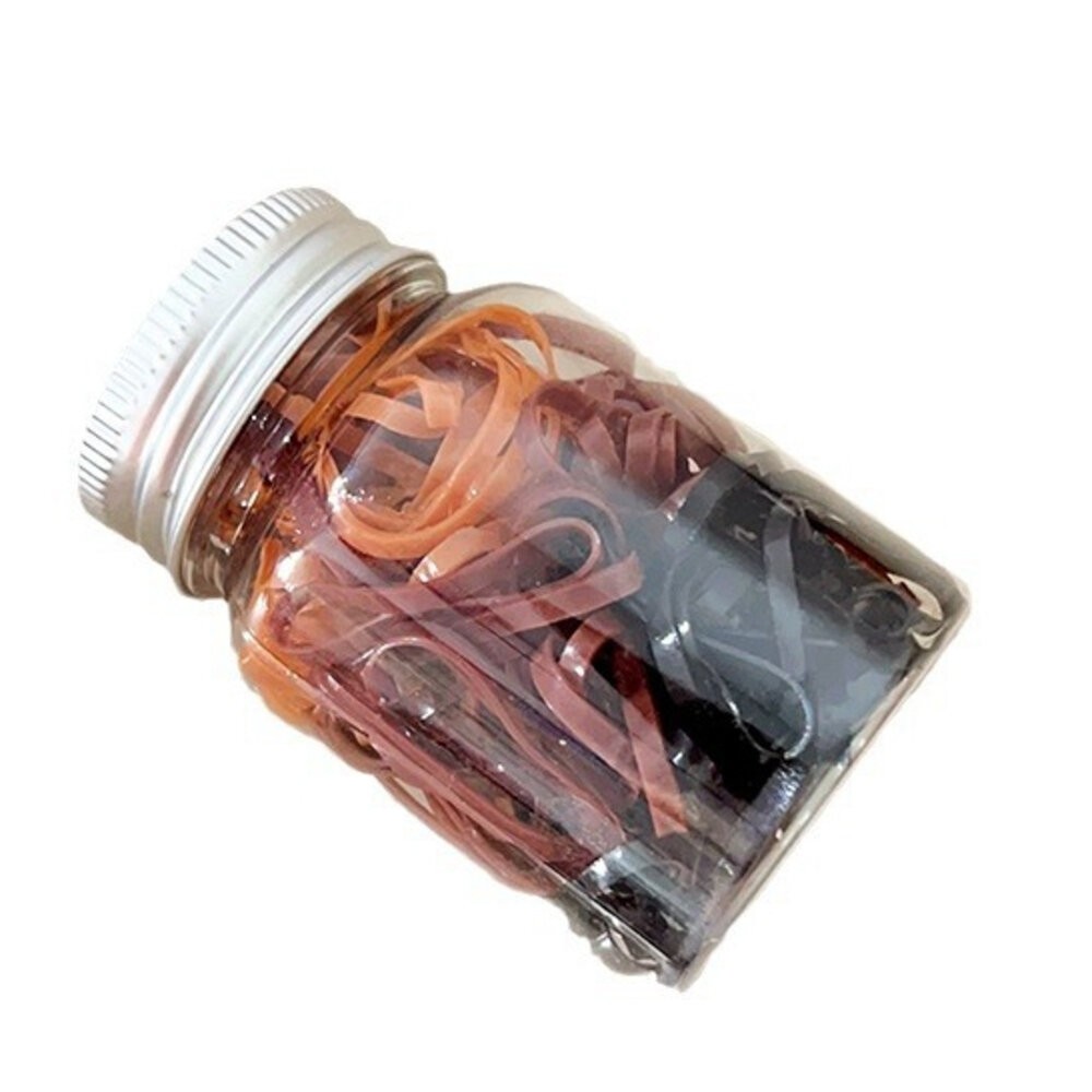 100入 小罐裝 不咬髮 綁髮橡皮筋 髮圈 兒童髮圈 不咬髮 綁髮 橡皮筋 髮圈 編髮 幼稚園髮圈 兒童髮圈 小孩髮圈-細節圖6