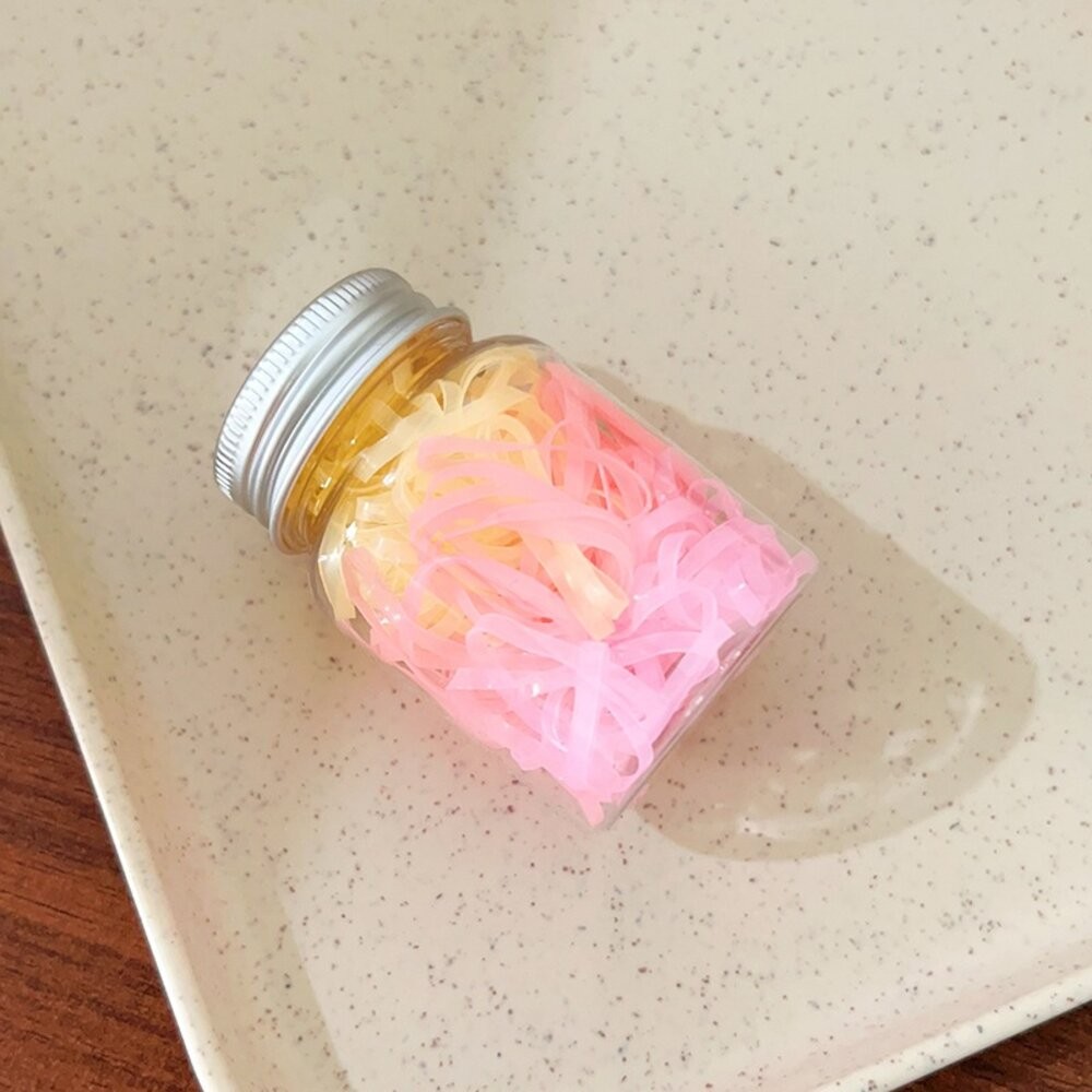 100入 小罐裝 不咬髮 綁髮橡皮筋 髮圈 兒童髮圈 不咬髮 綁髮 橡皮筋 髮圈 編髮 幼稚園髮圈 兒童髮圈 小孩髮圈-規格圖6