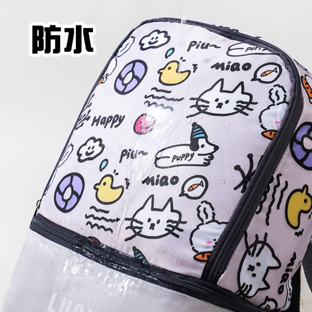 兒童游泳包 乾濕分離 洗漱包 游泳 防水 收納袋 男女童 運動 便攜 可愛 卡通 沙灘 雙肩包 後背包-細節圖2