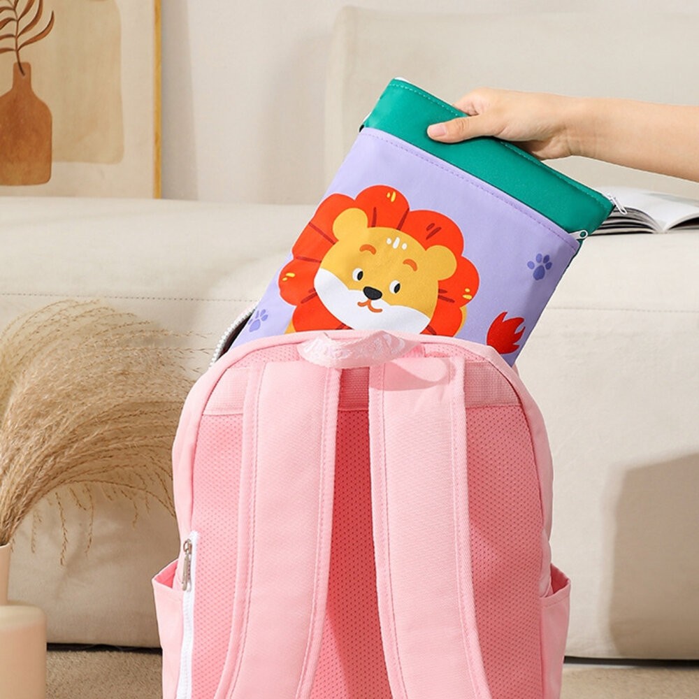 台灣現貨 雙層防水尿布袋 防水收納袋 防水袋 髒衣袋 幼兒園衣物袋 汙衣袋 尿布袋 拉鍊尿布袋 收納袋 衛生棉包 洗漱包-細節圖8