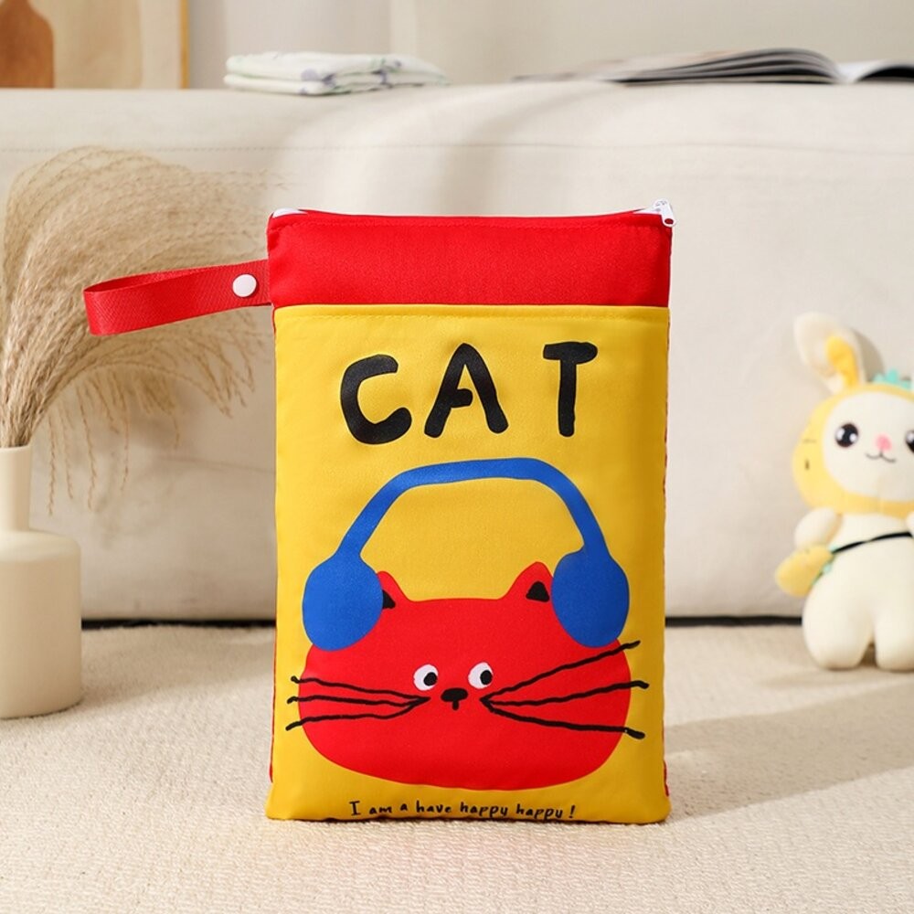 台灣現貨 雙層防水尿布袋 防水收納袋 防水袋 髒衣袋 幼兒園衣物袋 汙衣袋 尿布袋 拉鍊尿布袋 收納袋 衛生棉包 洗漱包-規格圖9