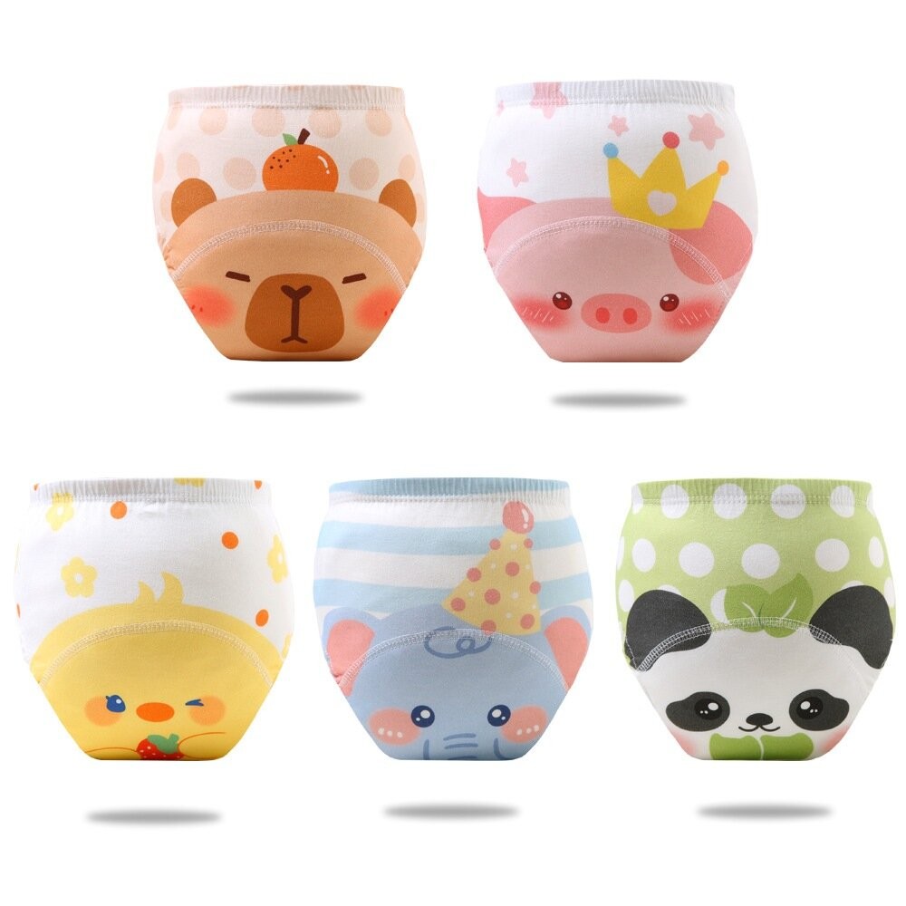 大臉款 學習褲 六層紗學習褲 練習褲 戒尿布 尿布褲 兒童內褲 內褲 110碼 100碼 90碼 訓練褲 防水尿布褲-細節圖6