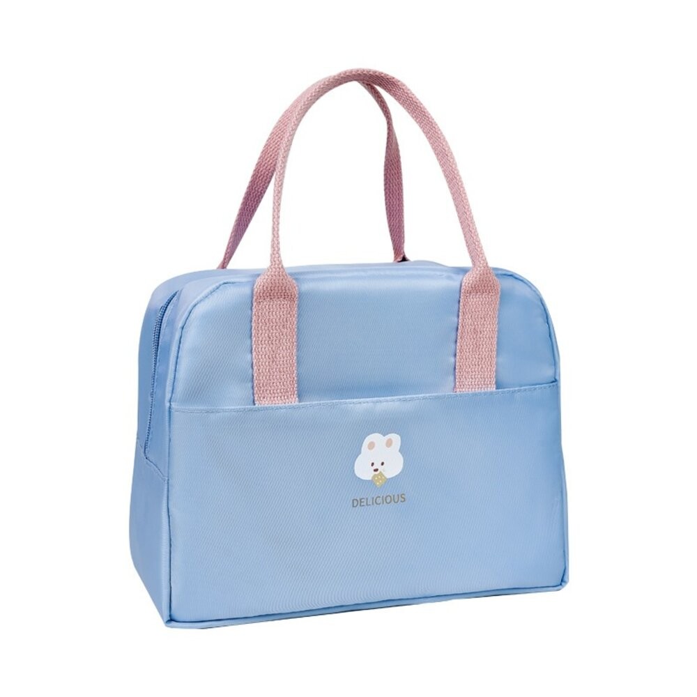 餐袋 大容量 卡通 國小 幼稚園營養午餐 加厚保溫防水 三色碗 便當盒餐袋 便當袋 保冷袋 保冰袋 餐袋 保溫袋-細節圖7