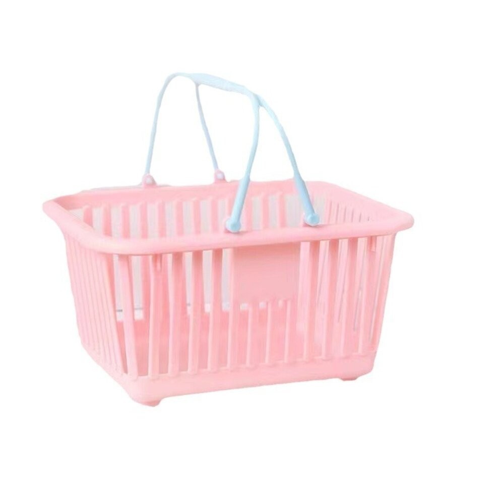 桌面提籃 馬卡龍撞色小提籃 小提籃 迷你手提籃 小物收納 儲物籃 可疊收納籃 日式收納籃 居家置物籃 迷你提籃-細節圖7