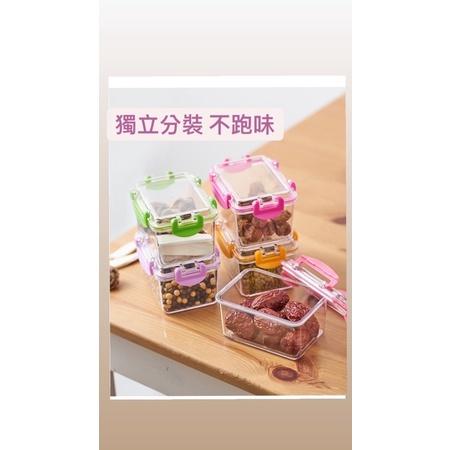 （現貨）1810糖果色保鮮盒食品密封盒 倉鼠零食收納盒 可愛密封盒 倉鼠零食儲物罐 儲物罐 密封罐  迷你收納盒-細節圖2