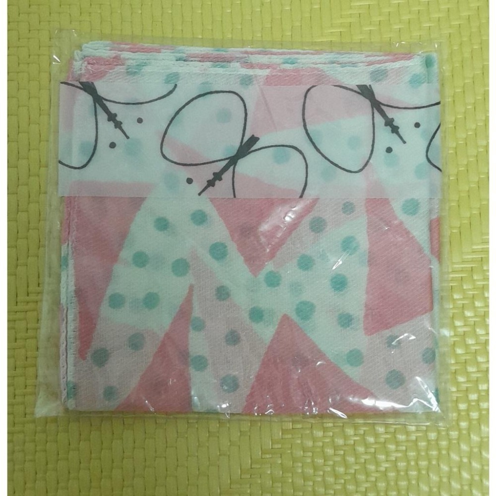 粉紅色棉質東京晴空塔紀念手帕｜紅色絲巾｜柔軟親膚日系風格伴手禮-細節圖2