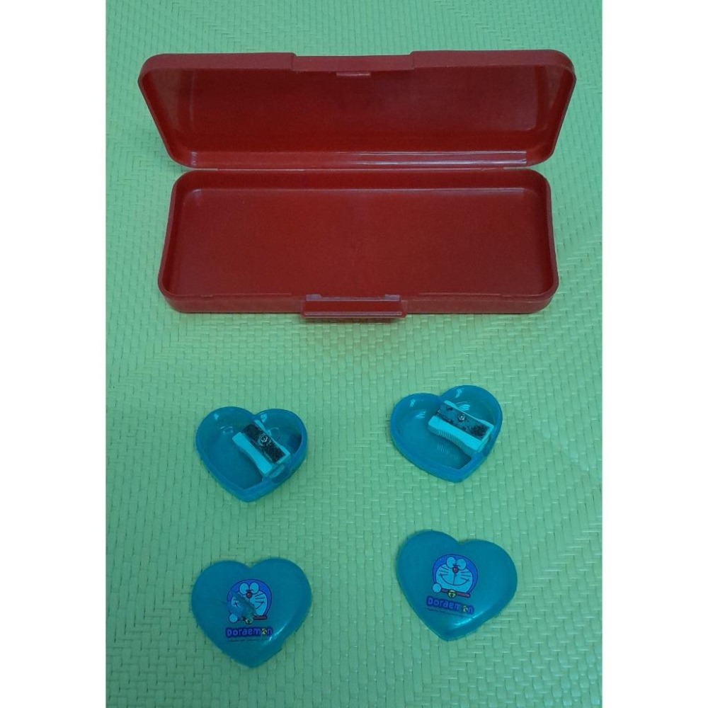 各式二手鉛筆盒 哆啦A夢 naughty panda、rayray monkey、music taurus 紅色鉛筆盒-細節圖5