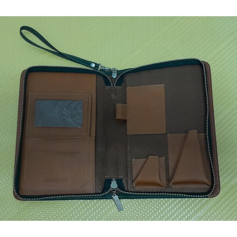 德國 SIEMENS 西門子 長夾錢包 卡片包 名片夾 信用卡包 卡夾 多功能 質感 絕版-細節圖3
